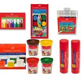 Faber Castell Pastel Kuru Sulu Parmak Boyası Kırtasiye Seti