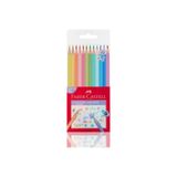 Faber Castell Pastel Renkler Üçgen Kuru Boya 12 Li