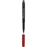 Faber Castell Permanent Asetat Kalem Kırmızı (S) 10'lu Kutu