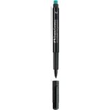 Faber Castell Permanent Asetat Kalem Siyah (M) 10'lu Kutu