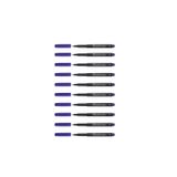 Faber-Castell Permanent Asetat Kalemi S Seri Mavi 10'lu Paket