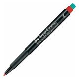 Faber-Castell Permanent Kalem 1 Adet Kırmızı Renk Asetat Kağıdı ve Tepegöz İçin İdeal