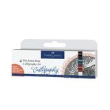 Faber Castell Pitt 4'lü Kaligrafi Kalem Seti Kutu Yeni