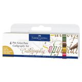 Faber-Castell Pitt 4'lü Set Kutu Kaligrafi Kalemi
