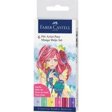 Faber-Castell Pitt Artist 6'lı Manga Ahojo Set