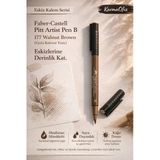 Faber-Castell Pitt Artist Pen B 177 Walnut Brown Eskiz Çizim Kalemi – Suya Dayanıklı Mürekkep