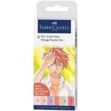 Faber Castell Pitt Manga 6lı set, Kaoiro Artist Pen