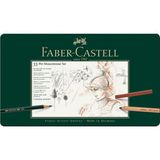 Faber-Castell PITT Monochrome Kalem Seti 33 Parça Sanatçı Kalemleri ile Renkli Çizimler İçin