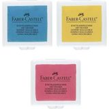 Faber-Castell Plastik Kutulu Hamur Silgi Renkli 3 Adet - 41 Delft Blue