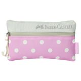 Faber-Castell Polly Tek Gözlü Kalem Çantası - 000109 Pembe