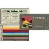 Faber-Castell Polychromos 111. Yıl Özel 12 Renk Kuru Boya Kalemi Seti