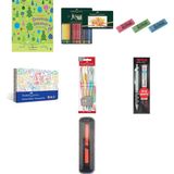 Faber-Castell Polychromos Kuru Boya Kalemi, 60 Renk, Yumuşak... +6 Parça Fırsat Seti