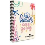 Faber Castell Pp Kapak Grafiti Spiralli Defter 100 Yp Çizgili 5075 000429-Keep Going