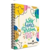 Faber Castell Pp Kapak Grafiti Spiralli Defter 100 Yp Çizgili 5075 000429-Work Hard