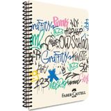 Faber Castell Pp Kapak Grafiti Spiralli Defter 100 Yp Kareli 5075 000430-Punk