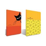 Faber-Castell PP Kapak Look Dikişli Defter 40 Yaprak Çizgili A5 5075000154 12 Li (1 Paket 12 Adet)