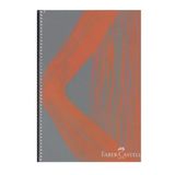 Faber Castell Pp Kapak Waves Spiralli Defter 80 Yp Çizgili 5075 000434-Turuncu
