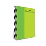 Faber Castell Pp Kpk Bicolor Spiralli Defter 120 Yp Kareli 5075 000134-Yeşil