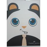 Faber Castell Ppk A4 Dikişli Kareli 80 Yp Defter Beyaz Kedi Figürlü