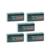 Faber Castell Pvc Free No:30 Küçük Boy 5'li Siyah Silgi