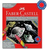 Faber-Castell Renkli Simli Pastel Boya Seti 6 Adet Tek Ebat ile Yaratıcılığınızı Parlatın