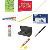 Faber-Castell Resim Defteri, 25X35 Cm, 15 Yaprak, Karton Kap... +9 Parça Fırsat Seti
