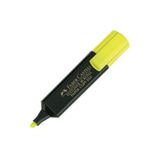 Faber Castell Sarı Fosforlu Kalem, 5-2-1 mm Çizgi Genişliği, Yeniden Doldurulabilir