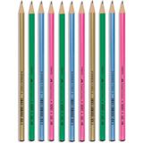 Faber-Castell Sedef Yuvarlak Kurşun Kalem 12 Adet Hb - Karışık