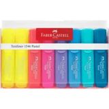 Faber Castell Şeffaf 1546 6+2 Renk Fosforlu Kalem