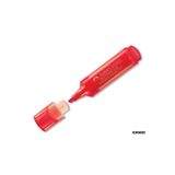 FABER CASTELL ŞEFFAF GÖVDE FOSFORLU KALEM 1546 KIRMIZI ST06304