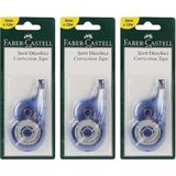 Faber-Castell Şerit Düzeltici 5 mm x 12 mt 3'lü