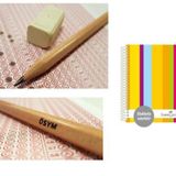 Faber-Castell Sert Kapak 3+1+1 A4 Defter 200 Yprk. Natural Ösym Kurşun Kalemi 40"Li 2,5B