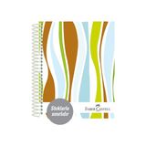 Faber-Castell Sert Kapak Seperatör.3+1 Dalgalar Defter 80gr 160 Yaprak (stok