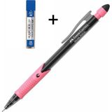 Faber-Castell Shark 0.7 Versatil Uçlu Kalem + 0.7 Uç 1 Adet - PEMBE