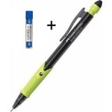 Faber-Castell Shark 0.7 Versatil Uçlu Kalem + 0.7 Uç 1 Adet - YEŞİL