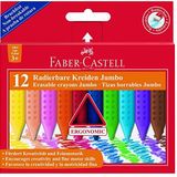 Faber-Castell Silinebilir Grip boya kalemleri Jumbo (12 renkli kutu)