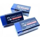 Faber-Castell Sınav Silgisi Mavi 3'lü - Çok Renkli - Standart