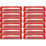 Faber-Castell Siyah-Kırmızı Renkli Kurşun Kalem 144'LÜ