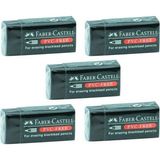 Faber-Castell Siyah Silgi 5'li PVC Free No:30 Küçük Boy Sarf Malzemeleri