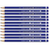 Faber-Castell Siyah Sınav Tipi Kurşun Kalem 12'li Set – Ergonomik Gövde, Pürüzsüz Yazım ve Uzun Ömürlü Kullanım