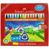 Faber-Castell Smart Pastel Boya Kalemi, 110 mm, Plastik Boya Kalemi, 15'li Set