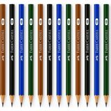 Faber-Castell Şövalye Hb Yuvarlak Kurşun Kalem 12 Adet Renkli Seçeneklerle Çizim İçin Uygun