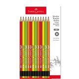 Faber-Castell Şövalye Kurşun Kalem 12 Adet Renkli ve Canlı Kalemler
