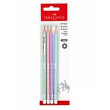 Faber-Castell Şövalye Kurşun Kalem Seti Pastel Hb 4 Adet