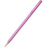 Faber-Castell Sparkle Parlak Renkler Taşlı Kurşun Kalem 10'lu - Pembe