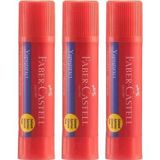 Faber Castell Stick Yapıştırıcı 10 gr 3 Adet - --