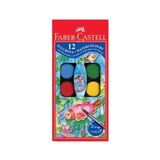 Faber-Castell Sulu Boya 12 Renkli Orta Boy Faber Castell Sulu Boya 12 Renkli Fırça