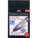 Faber Castell Süper Fine Lead 0.7 2B Kurşun Kalem Ucu 75 MM 12'li