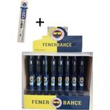 Faber-Castell Taraftar O.7 Versatil Uçlu Kalem + 0.7 120'li Uç Ikili Set ( 1 er Adet ) - FENER BAHÇE
