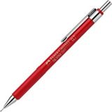 Faber-Castell Tekil Kırmızı Versatil Kalem 0.7mm Ahşap Malzeme ile 3+ Yaş İçin Uygun